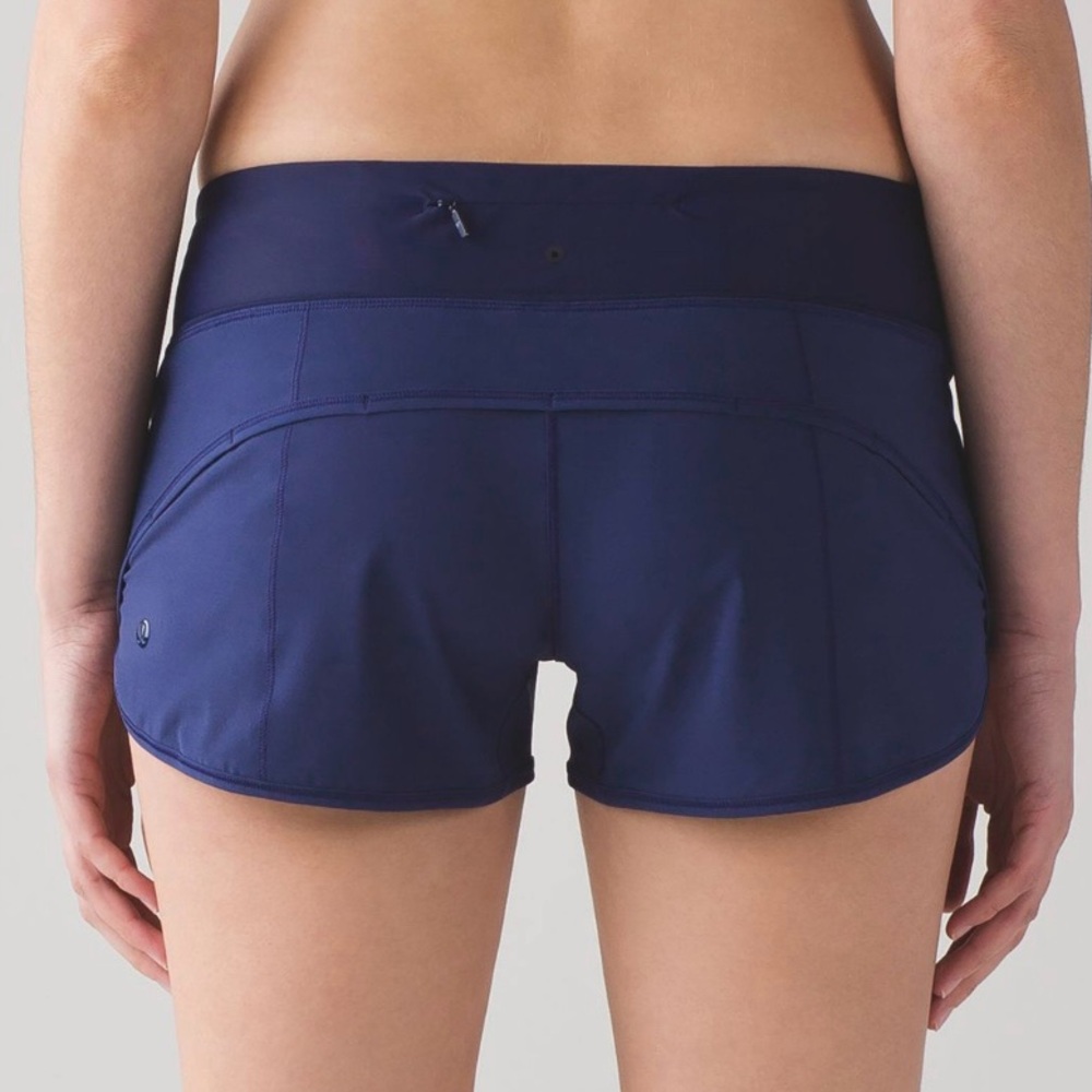 Lululemon Speed Short (H2O) (2.5") in Hero Blue